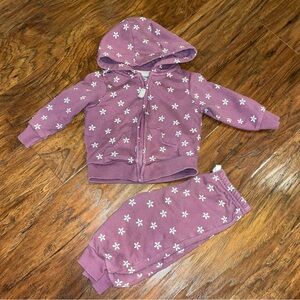 Carter's Purple and White Cozy Matching Set